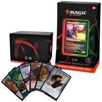 Magic The Gathering Deck Iniciante Destruição Dracônica Vermelho e Verde, Para maiores de 13 anos