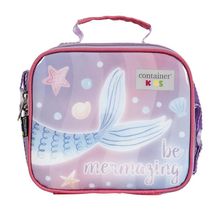 Lancheira Térmica Dermiwill Container Kids Soft Sereia Rosa