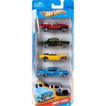 Hot Wheels Carrinhos Sortidos 5 Unidades Mattel