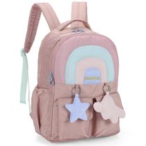 Mochila de Costas Luxcel Up4You Estrelas Rosa