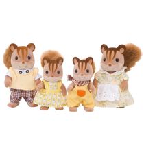 Família dos Esquilos Noz Sylvanian Families Bege