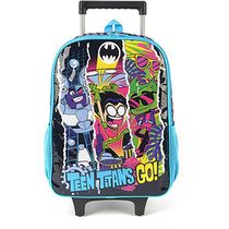 Mochila de Rodinhas Sem Alça Teen Titans Go Luxcel Preto