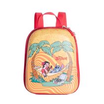 Mochila Pequena Maxtoy Stitch Tropical Colorido