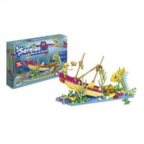Blocos de Montar Barco da Sereia 221 Peças - Xalingo 2021