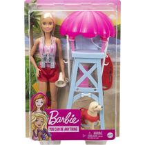 Boneca Barbie Playset Posto Salva Vidas - Mattel GTX69