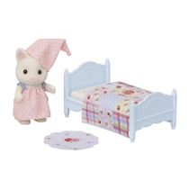 Sylvanian Families Menina Gato Primavera Cama Epoch - 5681