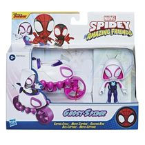 Boneca Articulada Ghost Spider E Veículo - Hasbro F1942