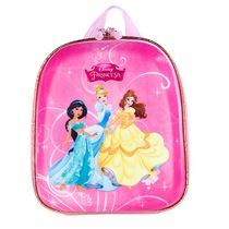 Mochila Pequena Maxtoy 3D Princesas Rosa