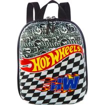 Mochila Pequena Maxtoy Hot Wheels Preto