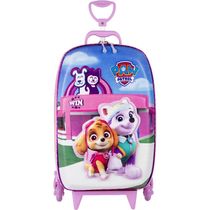 Mochila de Rodinhas 3D Maxtoy Patrulha Canina Pet Shop