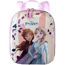 Mochila Pequena Maxtoy Frozen Elsa e Anna Rosa