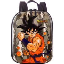 Mochila Pequena Maxtoy 3D Dragon Ball Super Goku Preto