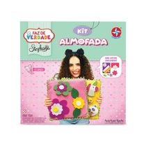 Kit Almofada Rosa para Boneca Paula Stephânia - Estrela