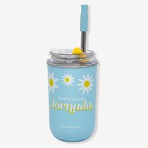 Copo Neo com Canudo Amigas Primavera – Zonacriativa