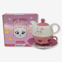 Bule 2 em 1 Eu Amo Gato - Zonacriativa