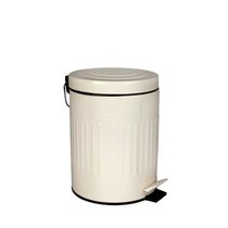 Lixeira Retrô Bege 5 L