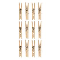 Prendedor de Madeira 12 Peças