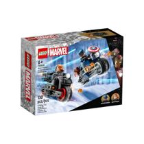 Lego Marvel 130 Pçs Moto da Viúva Negra e do Capitão América