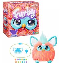 Pelúcia Furby Coral Brinquedo Interativo Hasbro - F6744