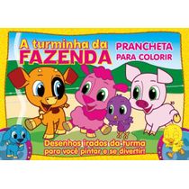 Turminha da Fazenda Prancheta para Colorir