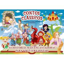 Contos Clássicos Prancheta para Colorir