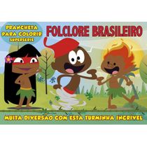 Folclore Brasileiro  Prancheta para Colorir