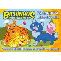 Bichinhos da Floresta Prancheta para Colorir