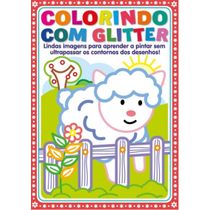 Colorindo com Glitter Ovelhinha