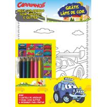 Carrinhos - Mega Colorindo com Adesivos