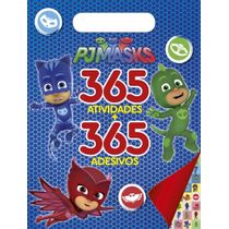 PJ Masks - Prancheta com 365 Atividades e Adesivos