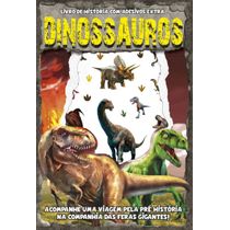 Dinossauros - Livro de História com Adesivos