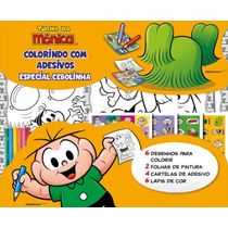 Cebolinha - Colorindo com Adesivos