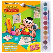 Turma da Mônica Livro para Pintar com Aquarela | Cascão