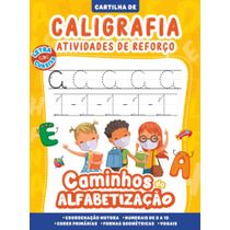 Cartilha Caminhos da Alfabetização - Caligrafia e Atividades de Reforço Vol. 01