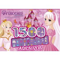 Princesas Prancheta para Colorir com 1500 Adesivos