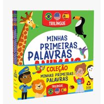 Coleção Minhas Primeiras Palavras - Trílingue - Kit com 4 Livros