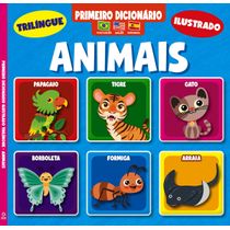 Primeiro Dicionário Trilíngue Ilustrado 01 | Animais