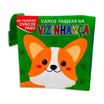 Coleção Livro de Pano 01 - Kit com 4 Livros de Pano