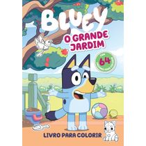 Bluey Livro para Colorir - O Grande Jardim