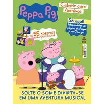 Peppa Pig Colorir com Adesivos 04