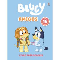 Bluey Livro para Colorir - Amigos