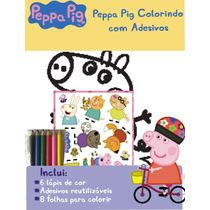 Peppa Pig Colorindo com Adesivos 03