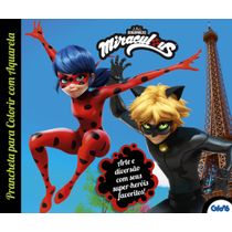 Miraculous Ladybug Prancheta para Colorir com Aquarela