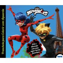 Miraculous Ladybug Prancheta para Colorir com Aquarela