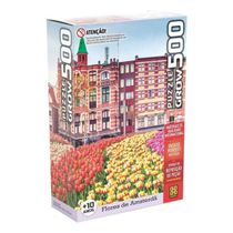 Quebra Cabeça P500 Flores em Amsterdã - Grow 03938