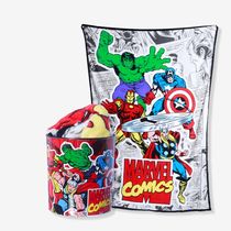 Kit Manta Com Balde Marvel Comics