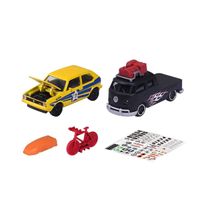 Conjunto Miniaturas Volkswagen Golf Mk I / Kombi T1 1/64 Majorette