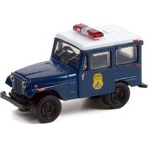 Miniatura Carro Jeep Dj 5 Polícia 1974 1/64 Greenlight Gre42980