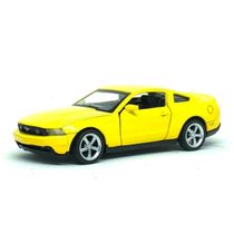 Miniatura Carro Ford Mustang Gt C Fricção 1/32 Amarelo Calif. Collectibles 44400