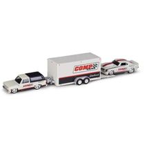 Miniatura Chevrolet K5 Blazer 1979 E Trailer Com Camaro 1968 1/64 Maisto 11404